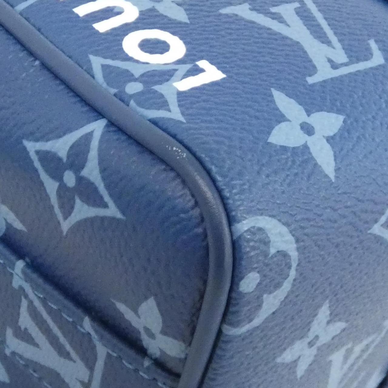 LOUIS VUITTON Keepall M46803 Boston Bag Monogram Blue Monogram Rank A - Thumbnail 3