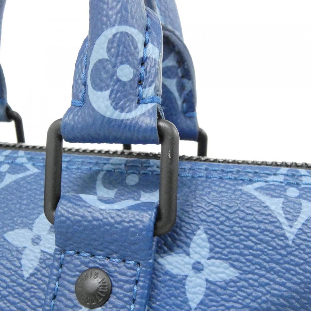 LOUIS VUITTON Keepall M46803 Boston Bag Monogram Blue Monogram Rank A - Thumbnail 6