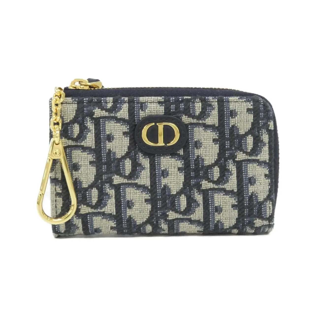 DIOR 30 Montaigne S2392UTZQ Coin Case Canvas Black