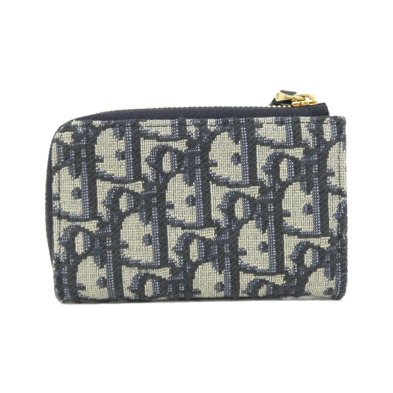 DIOR 30 Montaigne S2392UTZQ Coin Case Canvas Black Canvas Rank A - Thumbnail 2