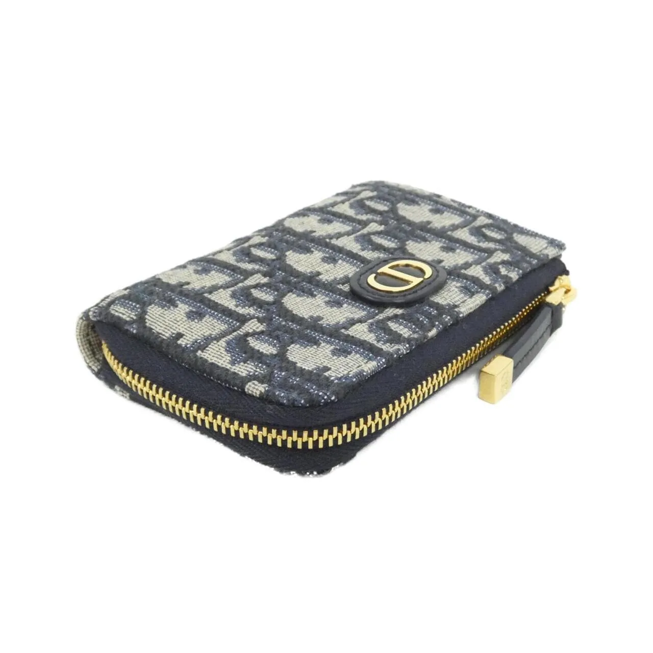 DIOR 30 Montaigne S2392UTZQ Coin Case Canvas Black Canvas Rank A - Thumbnail 3