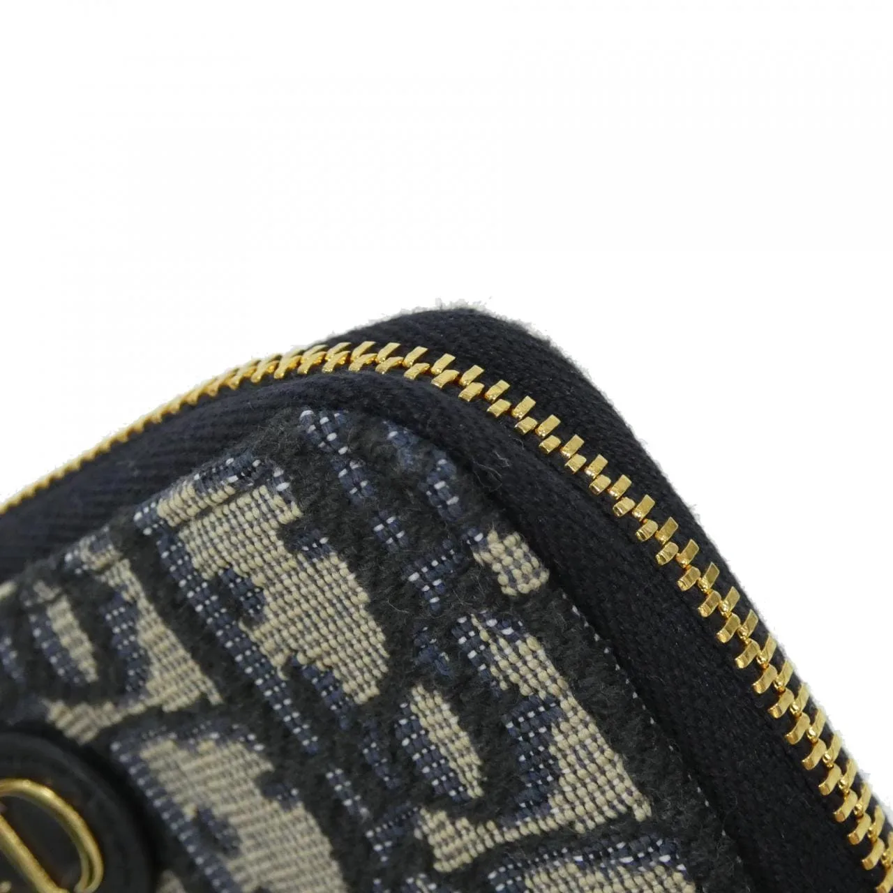 DIOR 30 Montaigne S2392UTZQ Coin Case Canvas Black Canvas Rank A - Thumbnail 4