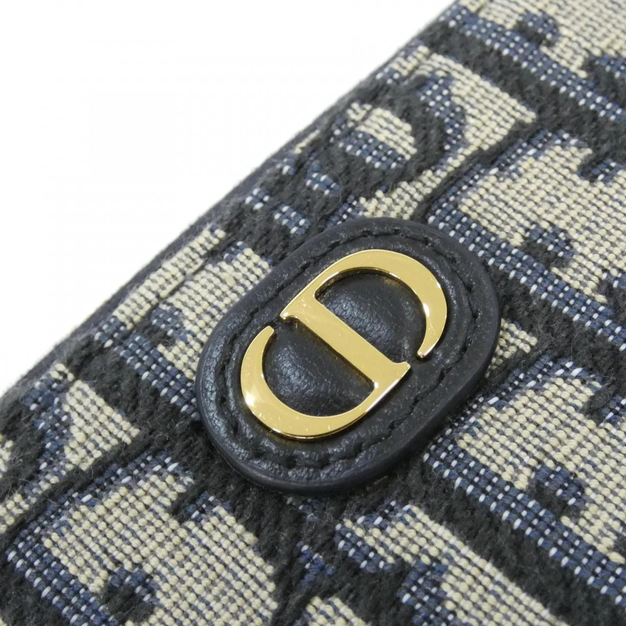 DIOR 30 Montaigne S2392UTZQ Coin Case Canvas Black Canvas Rank A - Thumbnail 5