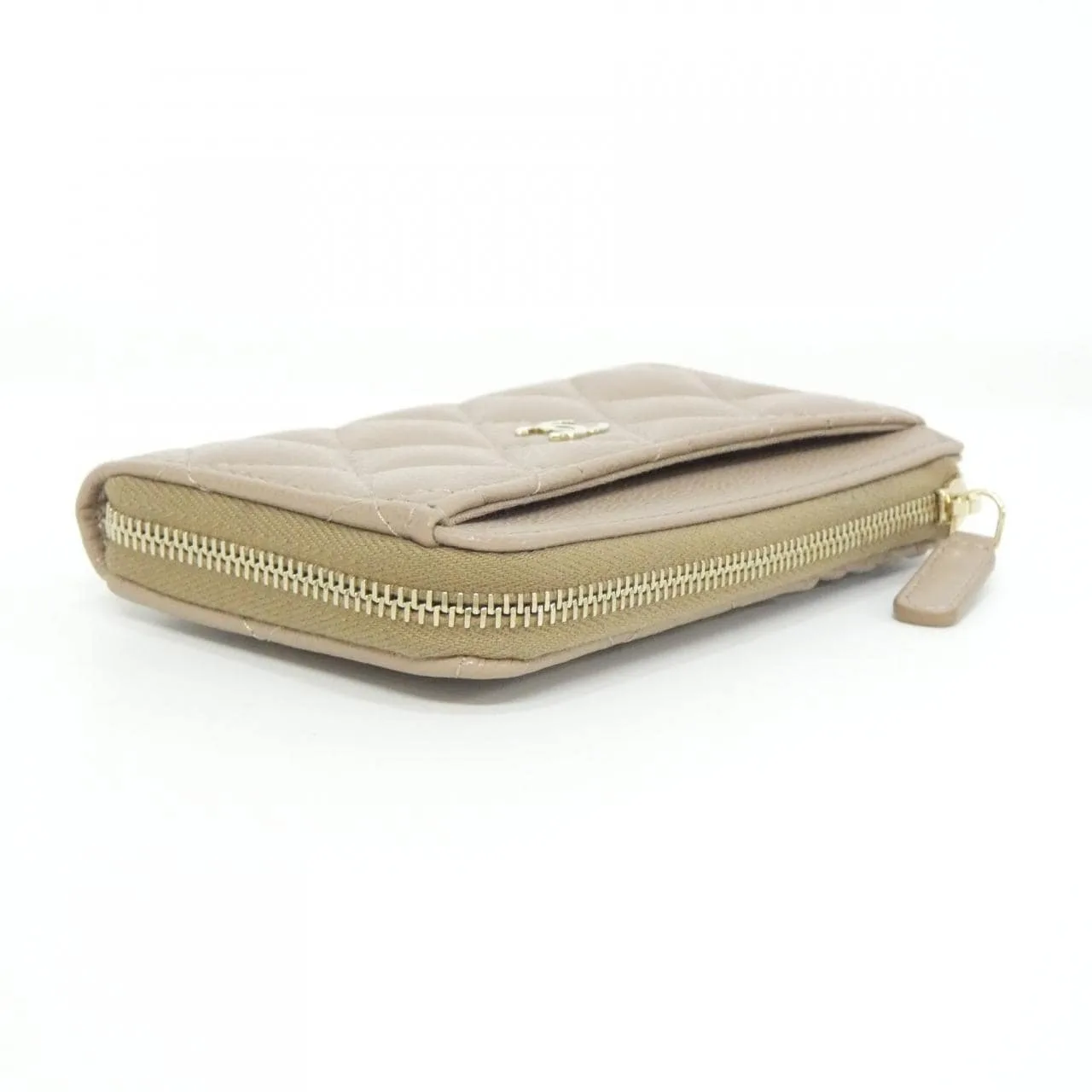CHANEL Timeless Classic AP3179 Card Case Grained Calfskin Beige Grained Calfskin Rank A - Thumbnail 3