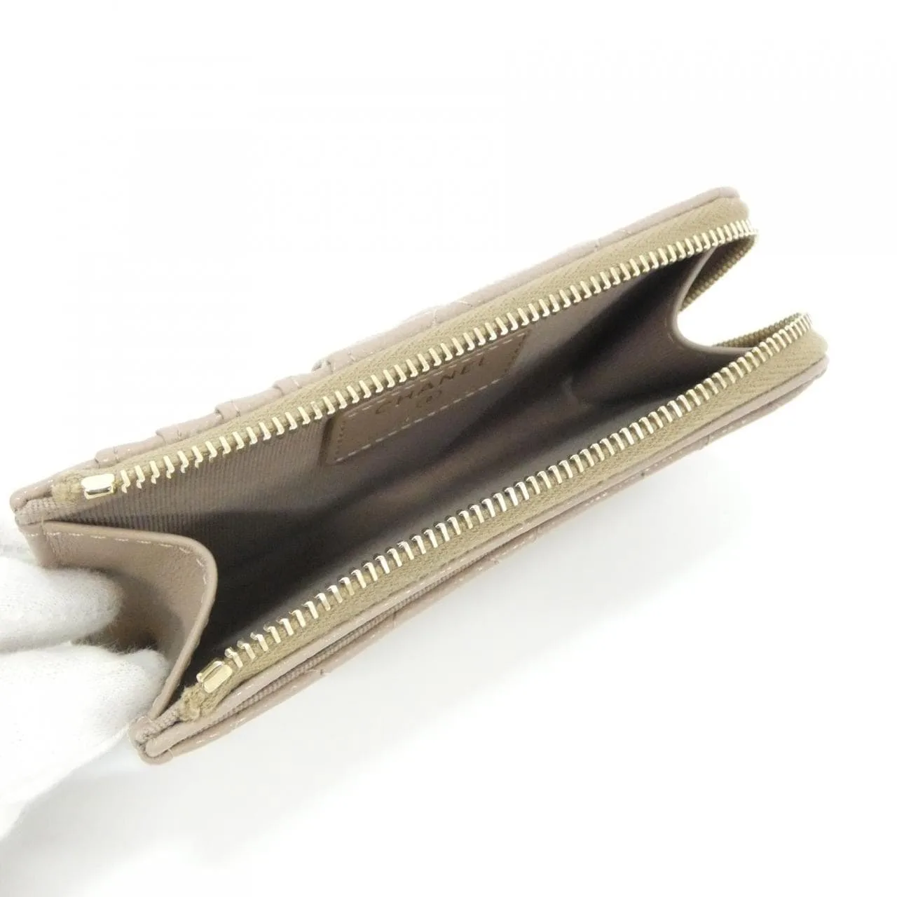 CHANEL Timeless Classic AP3179 Card Case Grained Calfskin Beige Grained Calfskin Rank A - Thumbnail 6