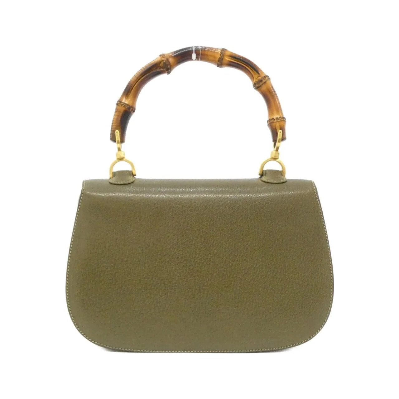 GUCCI 000 46 0633 Handbag Leather 黑色 皮革 中古品A - 縮圖 2