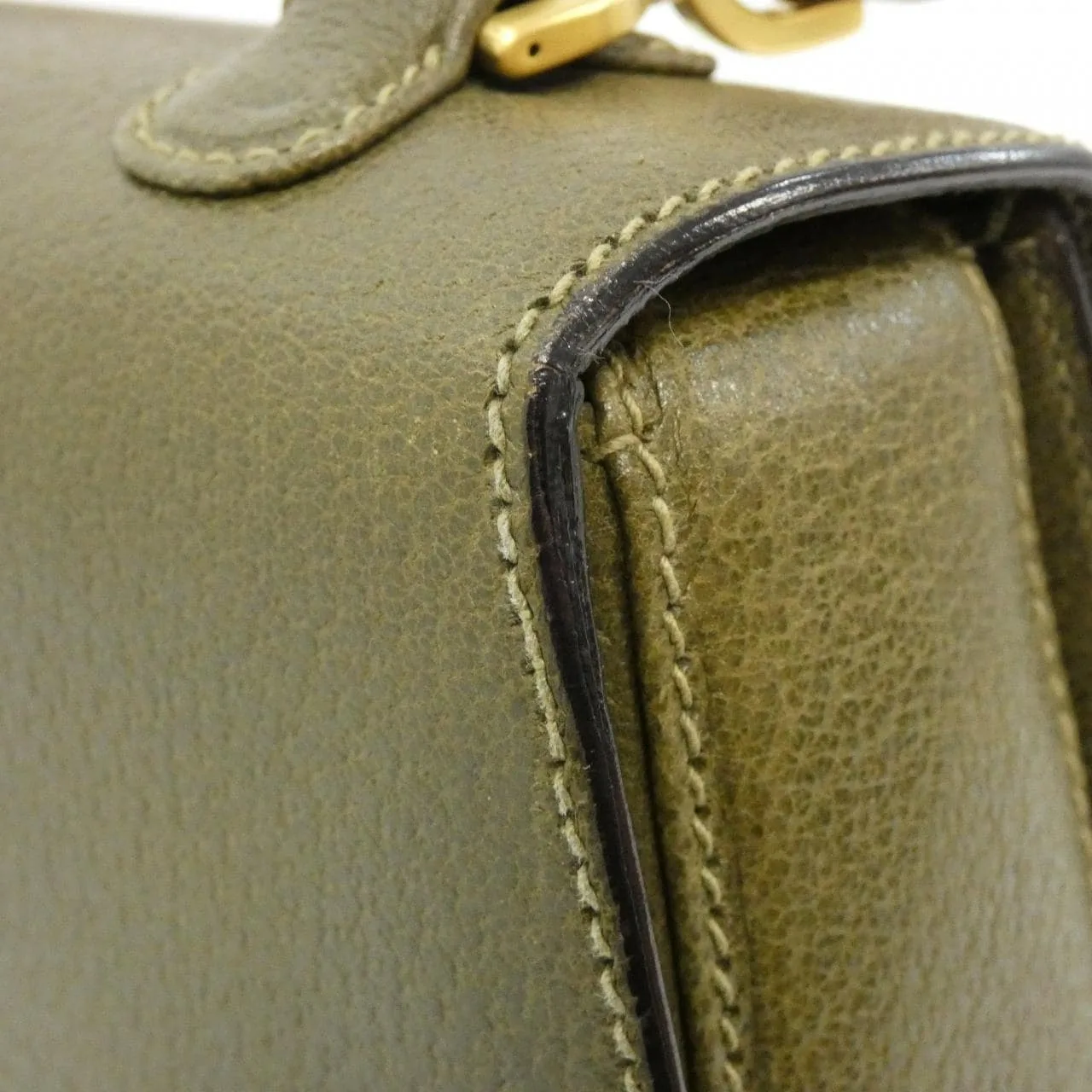 GUCCI 000 46 0633 Handbag Leather 黑色 皮革 中古品A - 縮圖 6