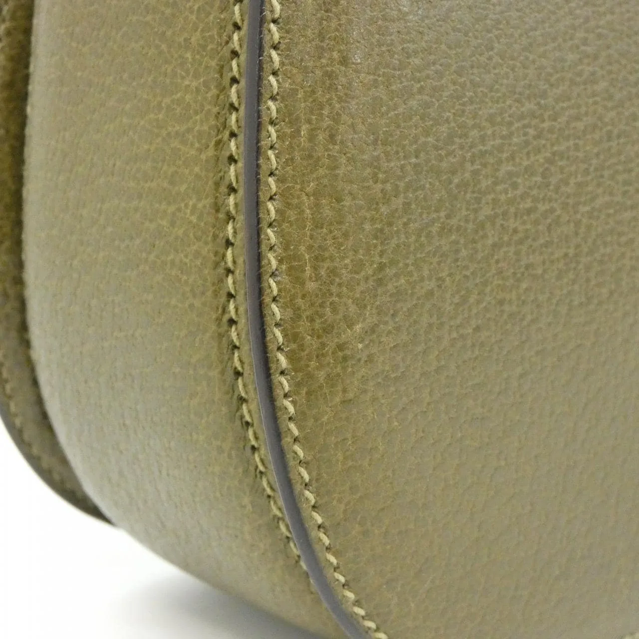 GUCCI 000 46 0633 Handbag Leather 黑色 皮革 中古品A - 縮圖 7