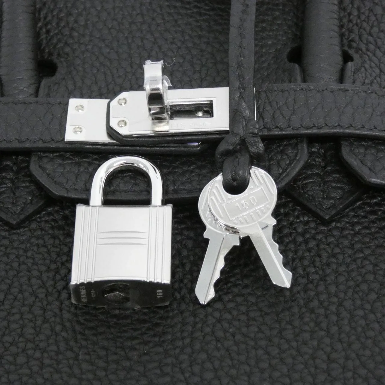 HERMES Birkin 041344CK Handbag Togo 黑色 Togo 牛皮 未使用品 - 縮圖 4