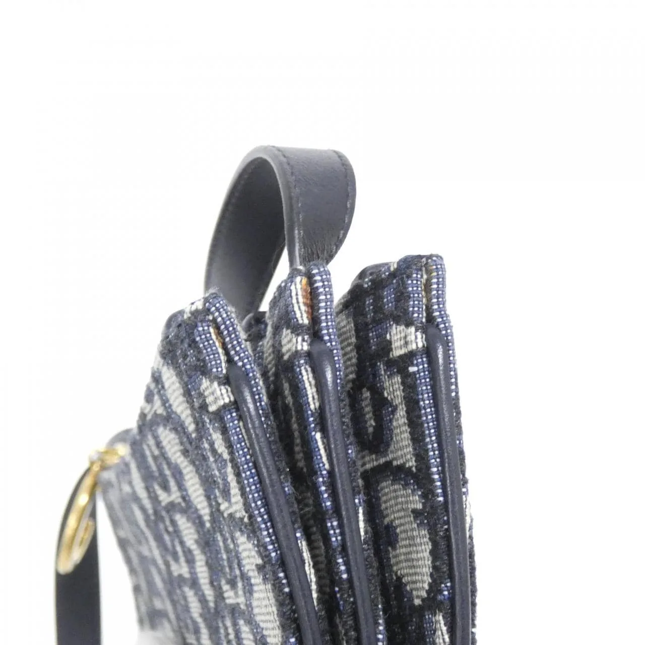 DIOR Saddle Handbag Canvas Black Canvas Rank A - Thumbnail 3