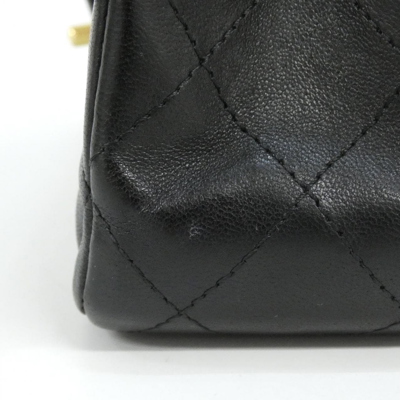 CHANEL Matelasse 1112 Shoulder Bag Lambskin 黑色 羊皮 中古品A - 縮圖 5