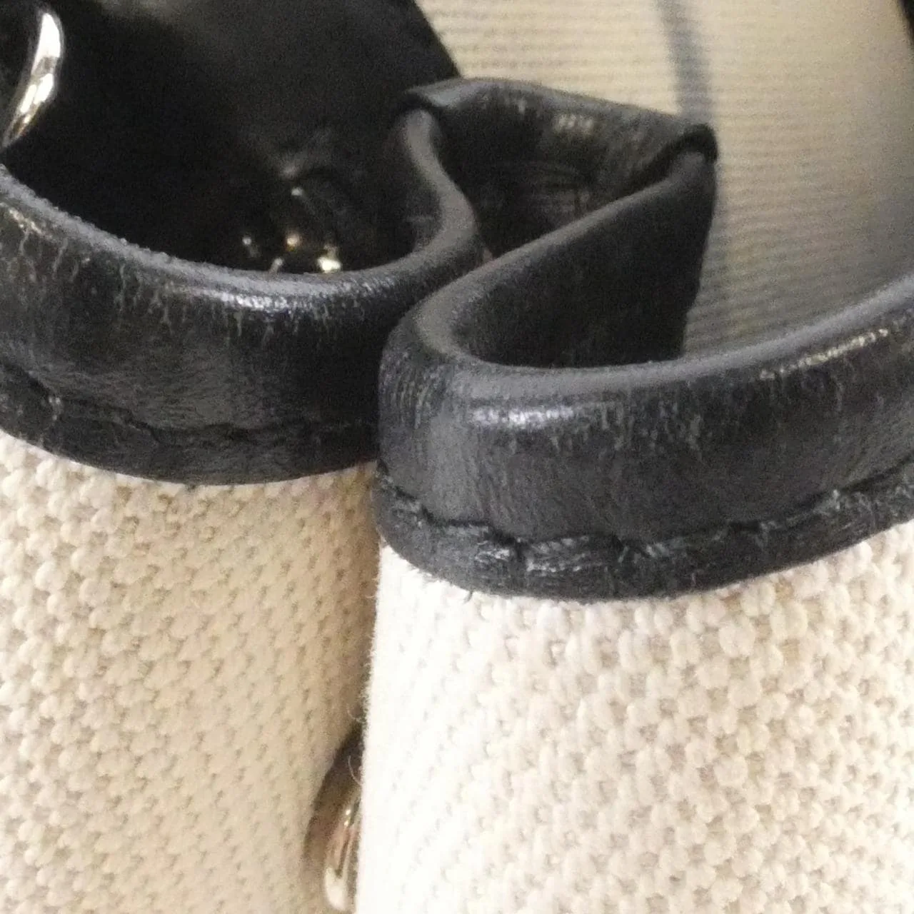 BALENCIAGA 339933 AQ38N Handbag Canvas Navy Canvas Rank B - Thumbnail 5