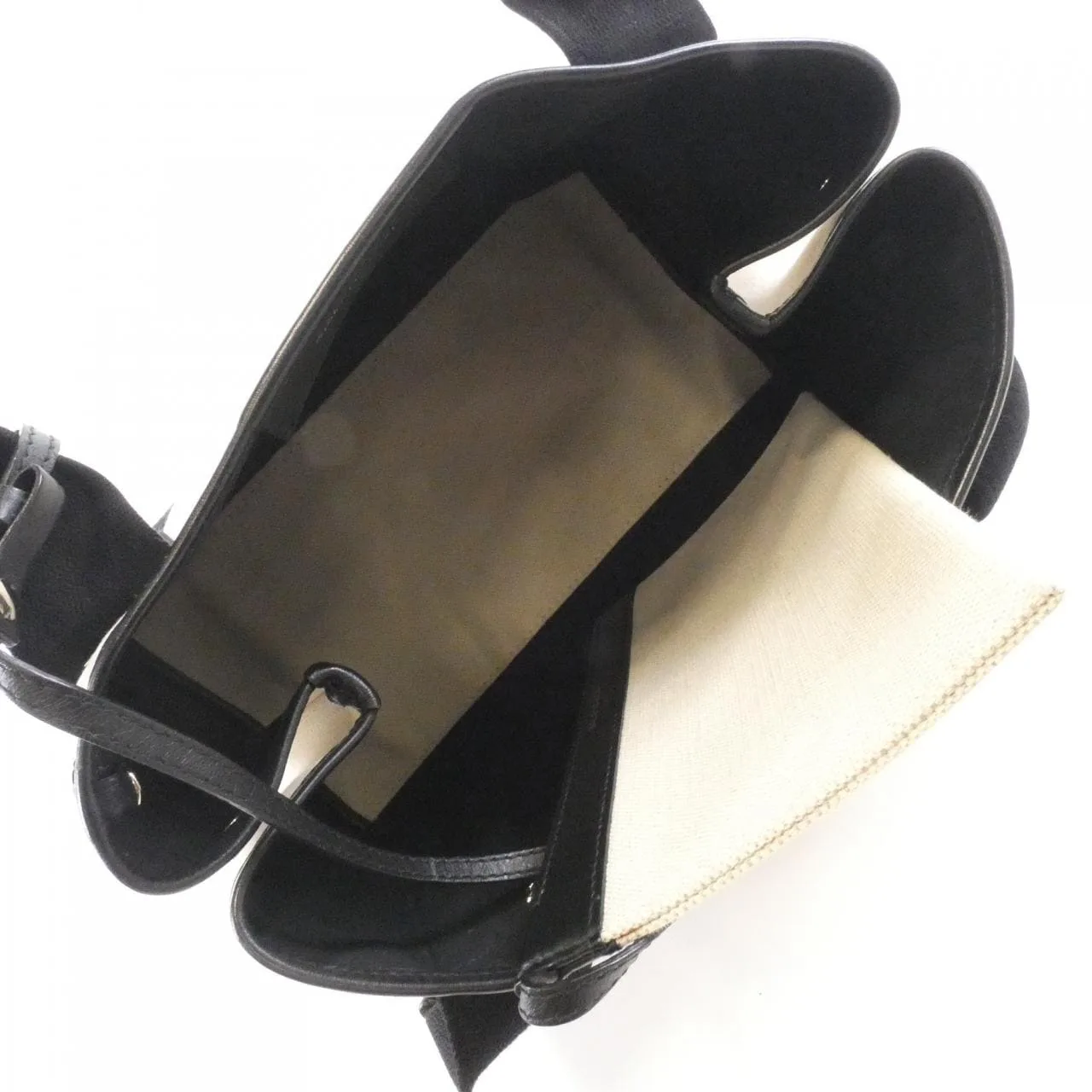 BALENCIAGA 339933 AQ38N Handbag Canvas Navy Canvas Rank B - Thumbnail 8