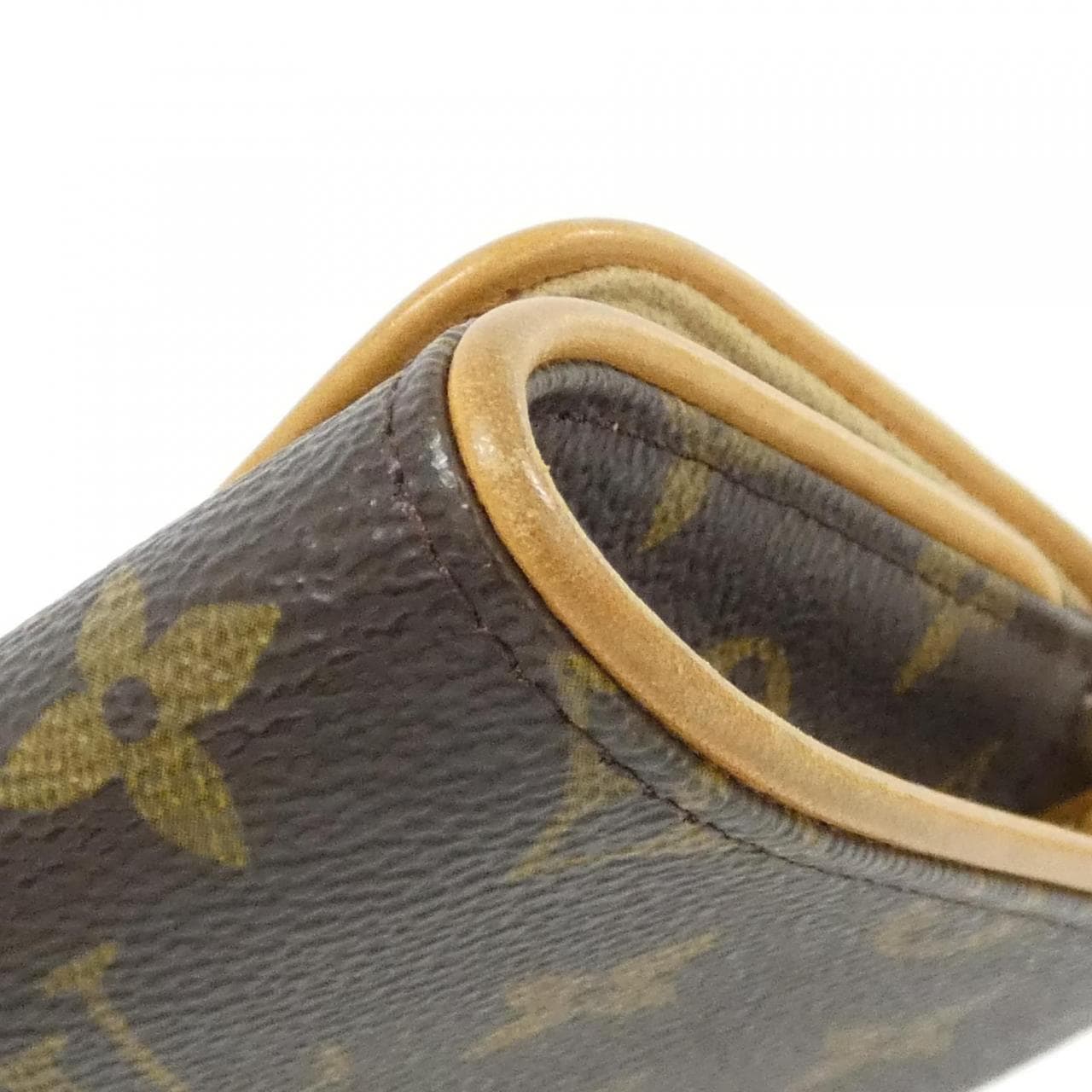 LOUIS VUITTON Pochette M51852 Shoulder Bag Monogram 黑色 Monogram 中古品A - 縮圖 3