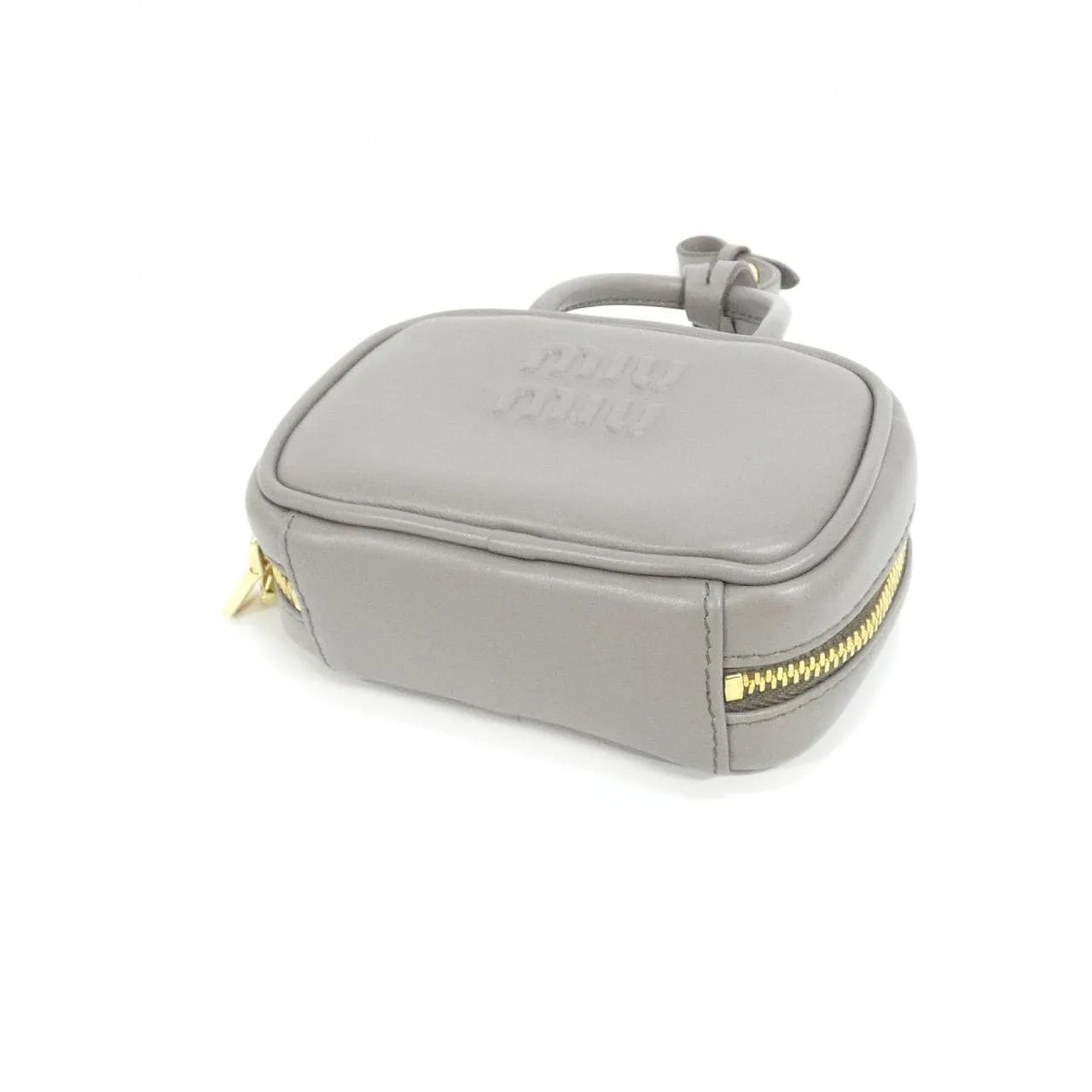 MIU MIU 5NR036 Key Case 黑色 中古品A - 縮圖 3