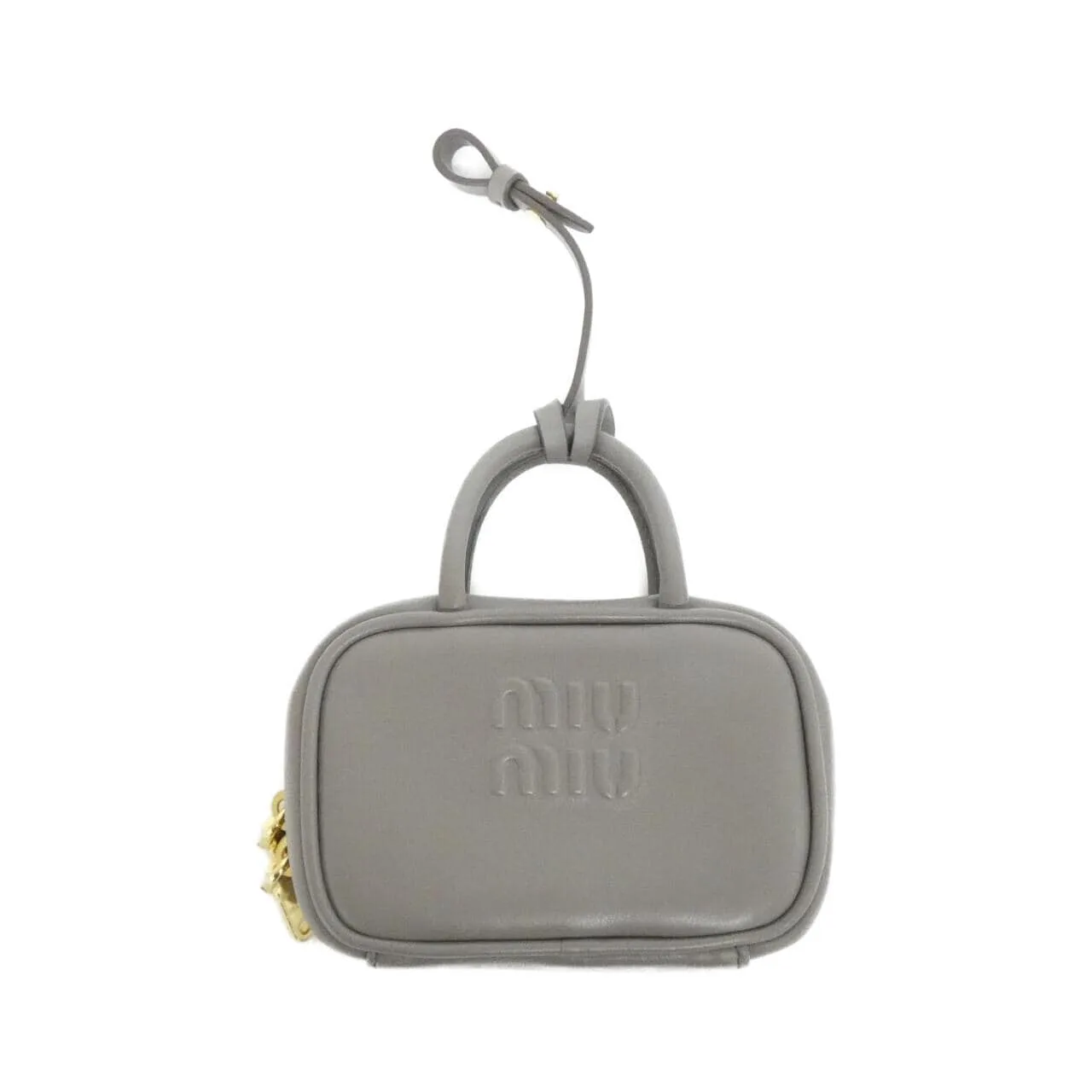 MIU MIU 5NR036 Key Case Black