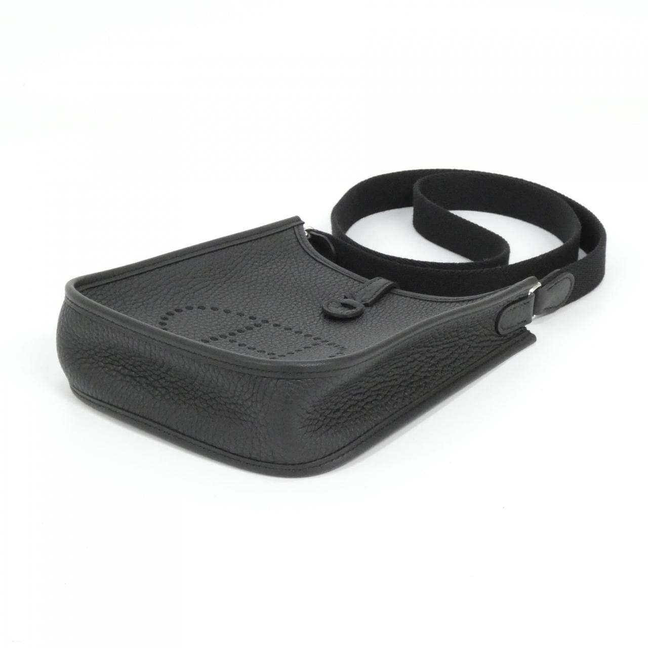 HERMES HERMÈS Evelyne 069426CK Shoulder Bag Clemence Black Clemence Leather Unused - Thumbnail 3