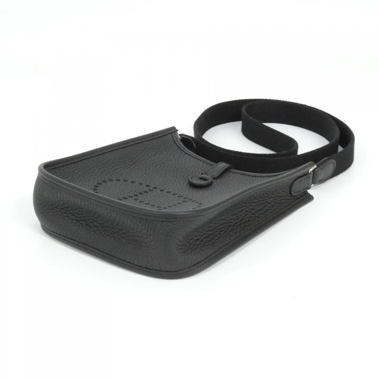 HERMES Evelyne 069426CK Shoulder Clemence Black Clemence Leather Unused - Thumbnail 3