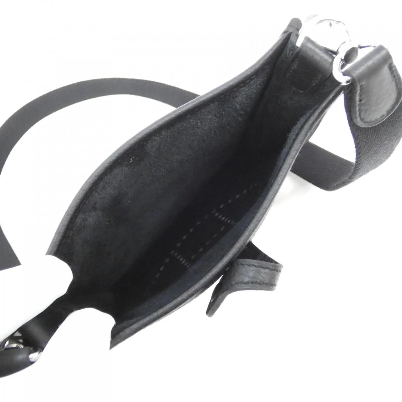 HERMES Evelyne 069426CK Shoulder Clemence Black Clemence Leather Unused - Thumbnail 5