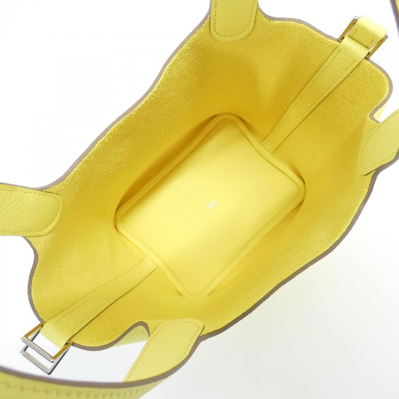 HERMES HERMÈS Picotin 056289CK Bag Clemence Clemence 皮 未使用品 - 縮圖 5