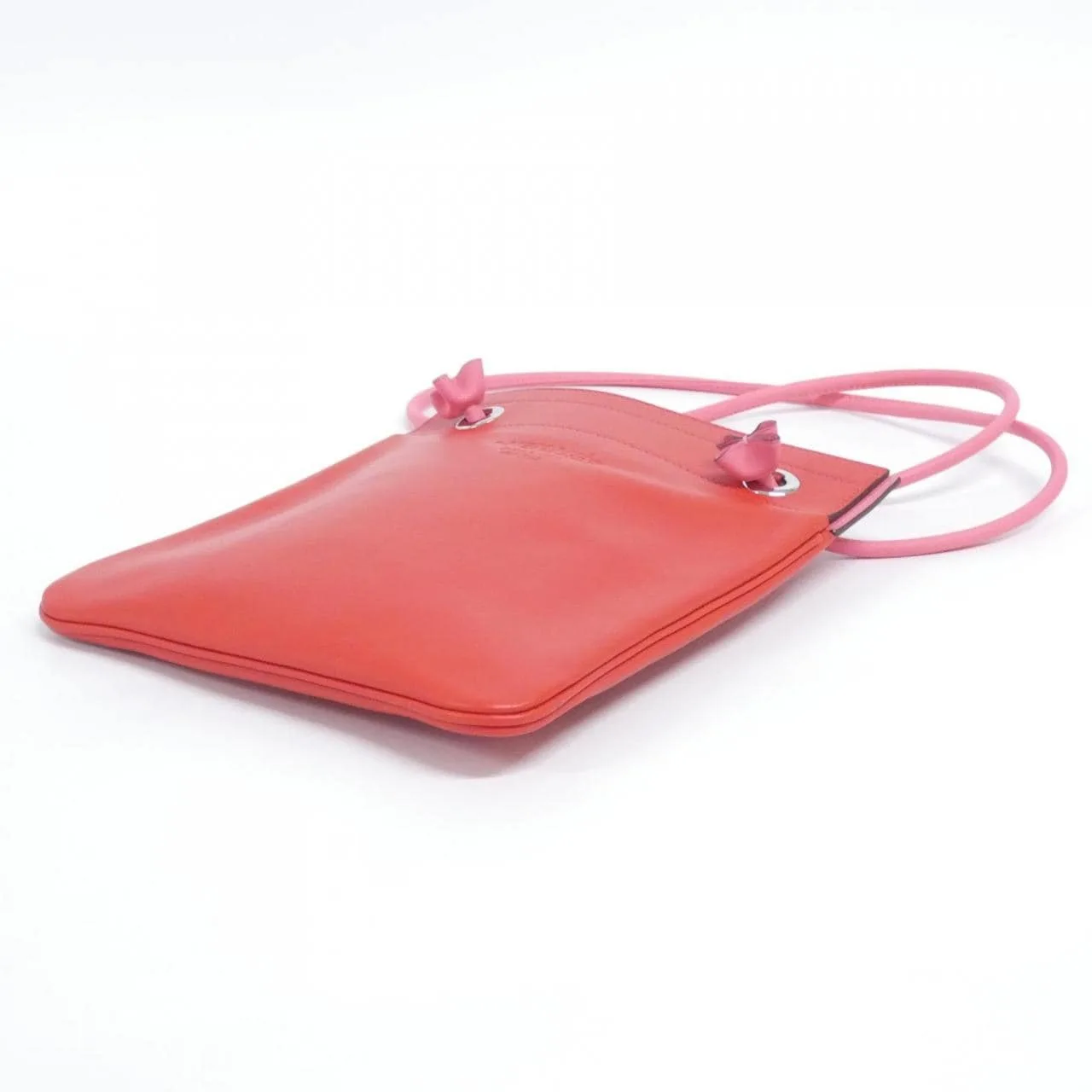 HERMES Aline 082305CK Shoulder Swift Rouge Swift 皮 中古品A - 縮圖 3