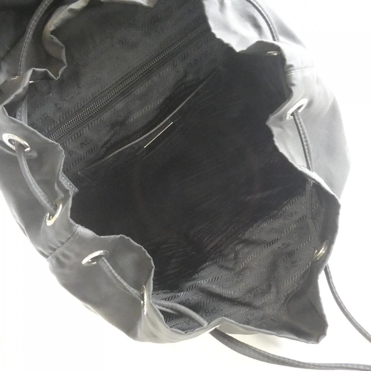 PRADA 1BZ811 Backpack Black Rank B - Thumbnail 5