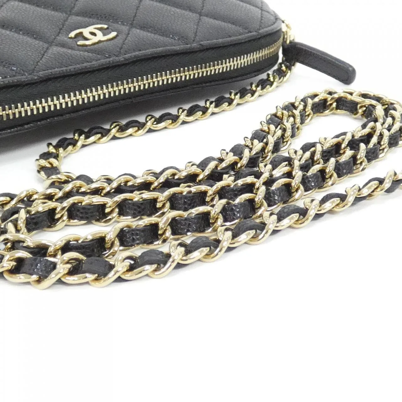 CHANEL Timeless Classic AP4016 Wallet Grained Calfskin Black Grained Calfskin Rank A - Thumbnail 5