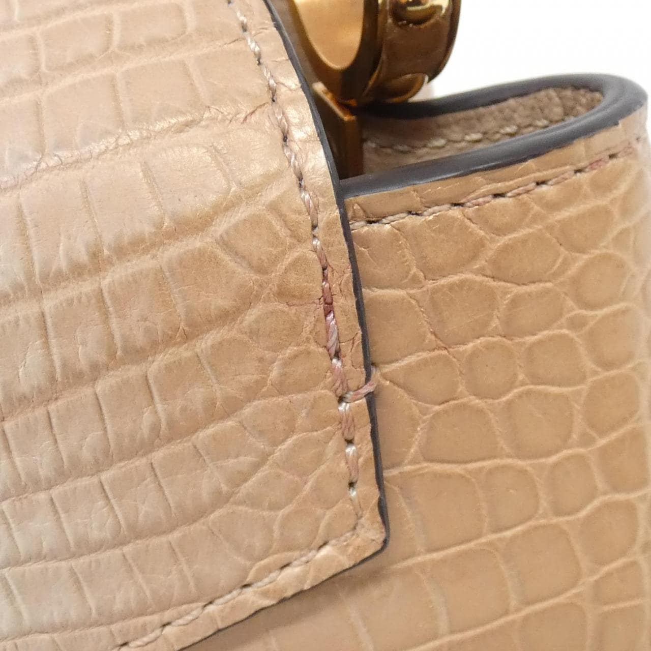 LOUIS VUITTON Capucines Bag Leather Pink Leather - Thumbnail 4