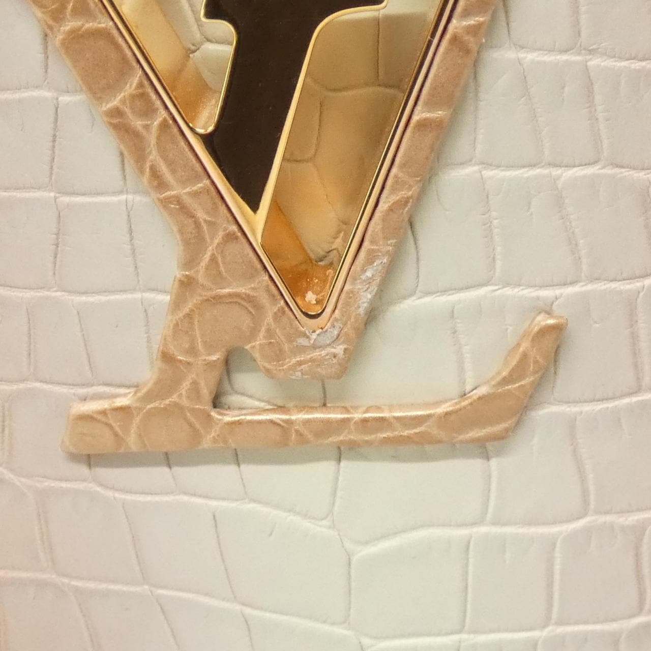 LOUIS VUITTON Capucines Bag Leather Pink Leather - Thumbnail 5