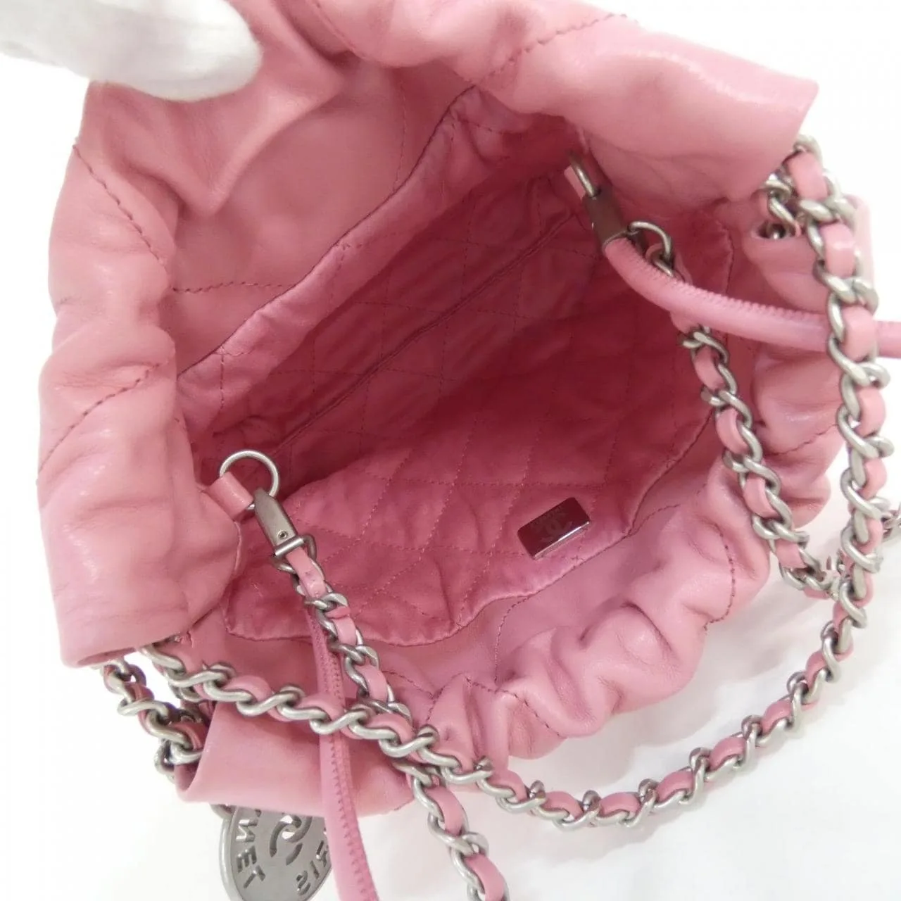 CHANEL Chanel 22 AS3980 Handbag Pink - Thumbnail 9