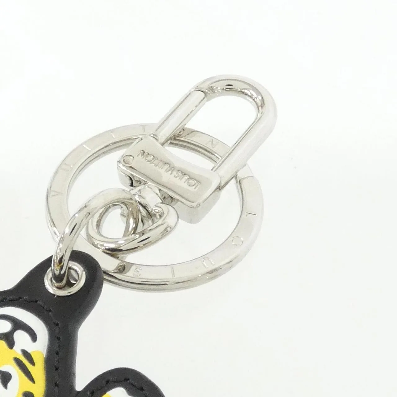 LOUIS VUITTON MP3221 Key Case Canvas 黑色 帆布 中古品A - 縮圖 4