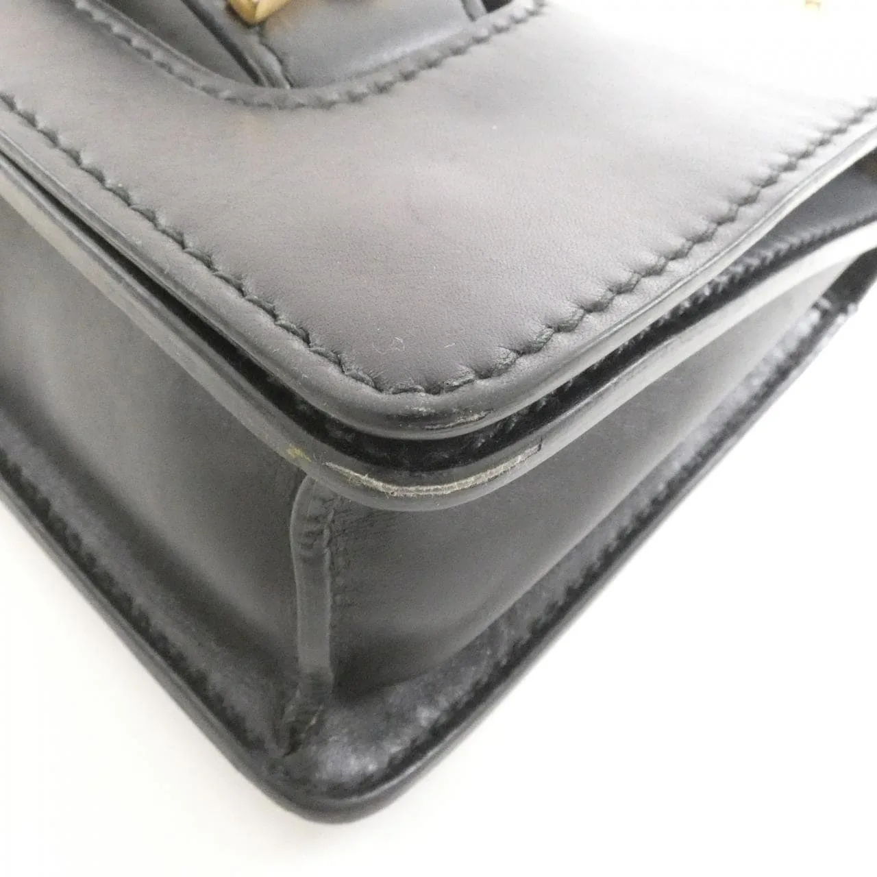 DIOR M9000CVQV Shoulder Leather 黑色 皮革 中古品B - 縮圖 3