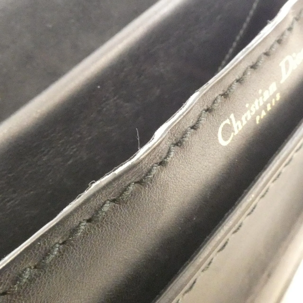 DIOR M9000CVQV Shoulder Leather 黑色 皮革 中古品B - 縮圖 9