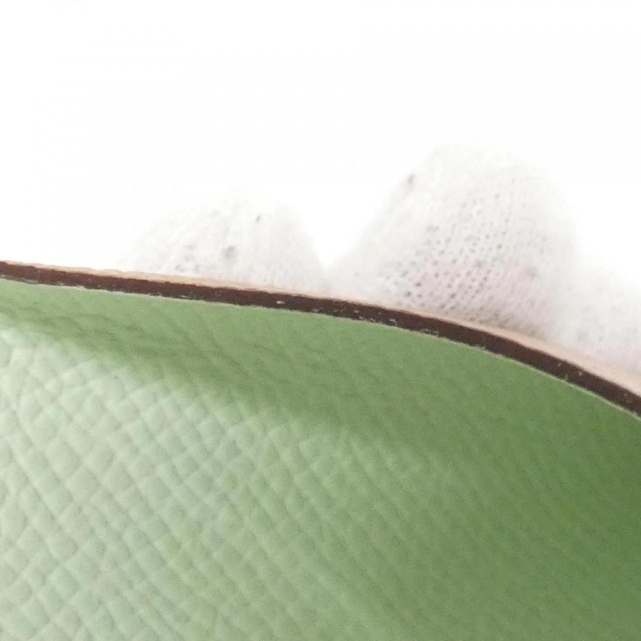 HERMES 078475CK Card Case Epsom 金色 Epsom 皮 未使用品 - 縮圖 4