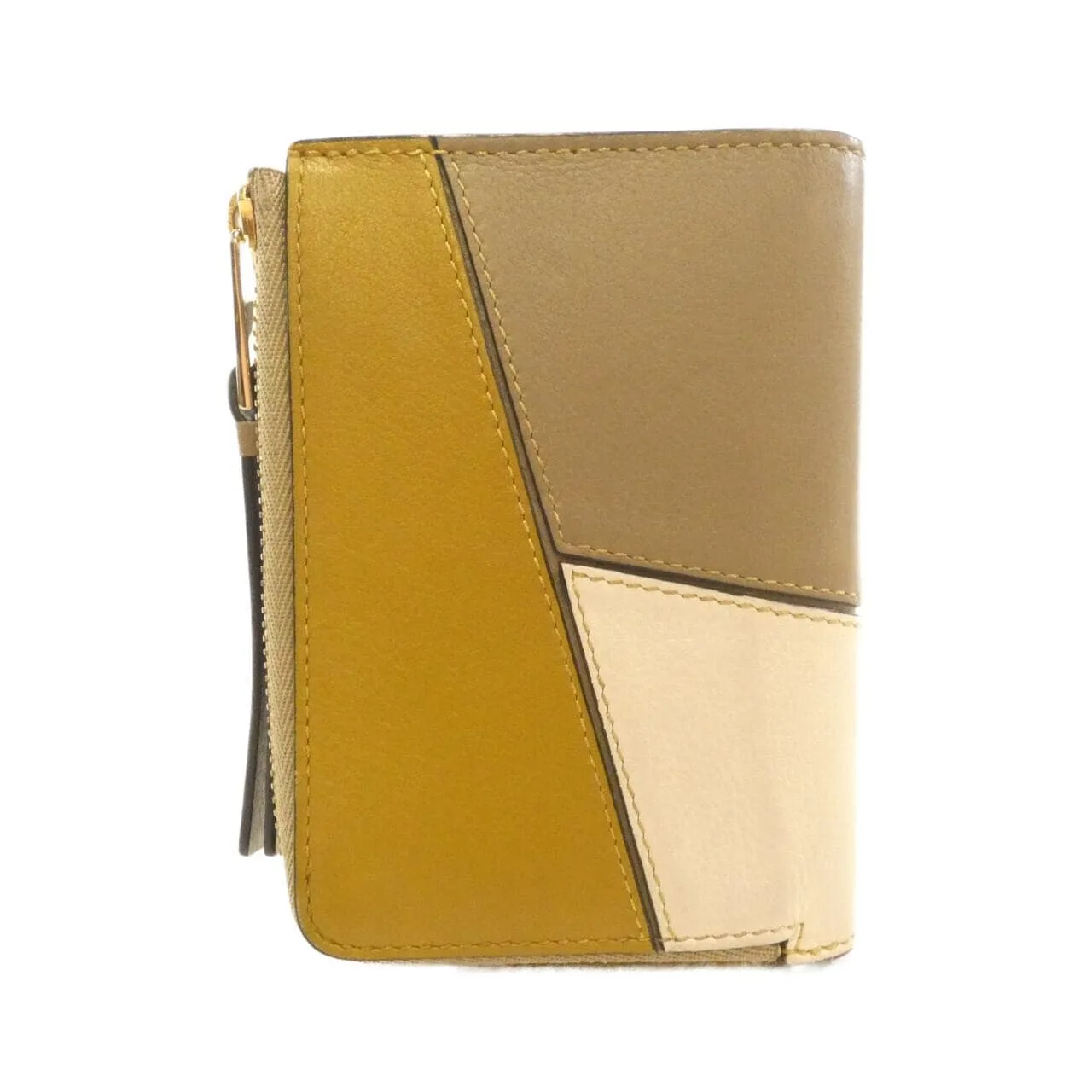 LOEWE Puzzle C510P30X01 Wallet Black Rank B - Thumbnail 2