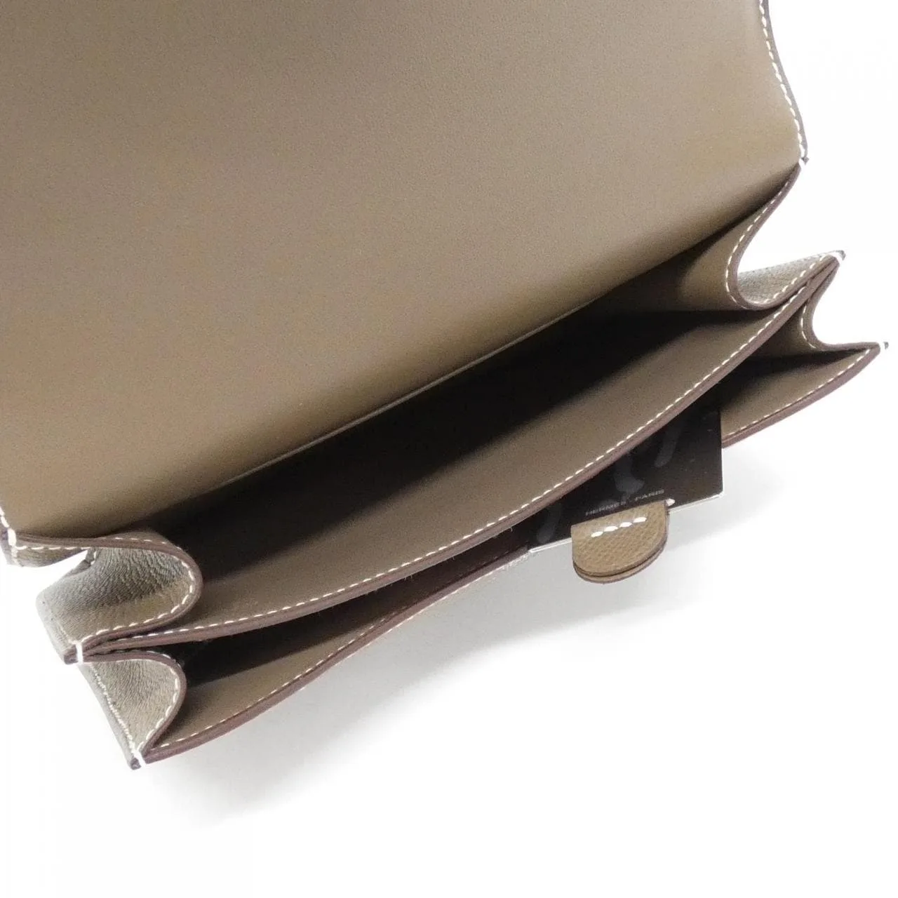 HERMES 083905CK Shoulder Epsom Etoupe Epsom Leather - Thumbnail 6