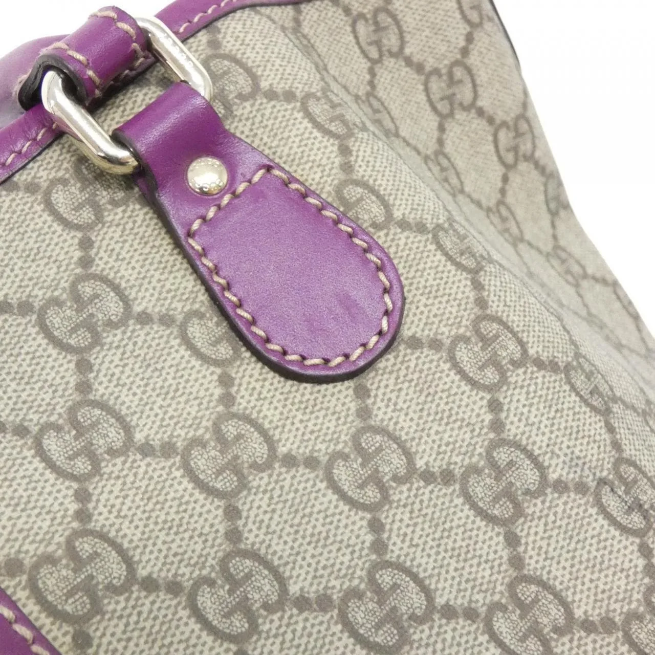 GUCCI 203693 手提包 米色 中古品A - 縮圖 3