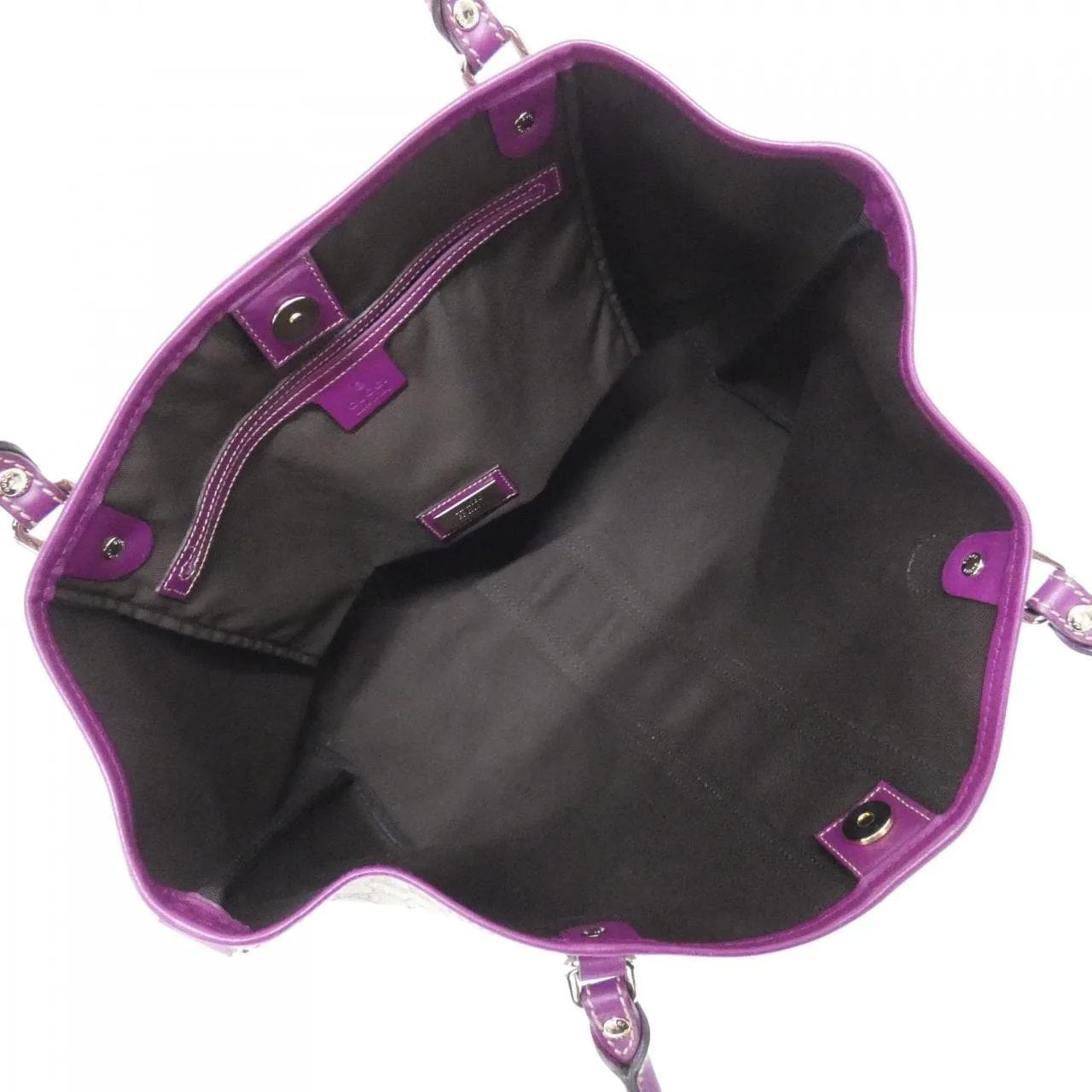 GUCCI 203693 手提包 米色 中古品A - 縮圖 6