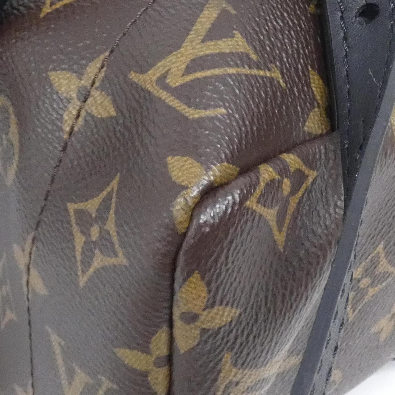 LOUIS VUITTON Palm Springs M44874 Backpack Monogram 黑色 Monogram 中古品A - 縮圖 3