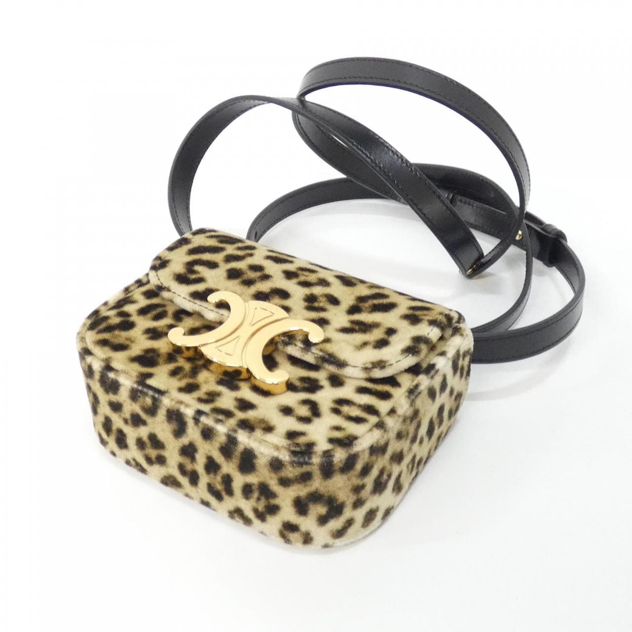 CELINE 10I512FJ7 Shoulder 黑色 中古品A - 縮圖 3