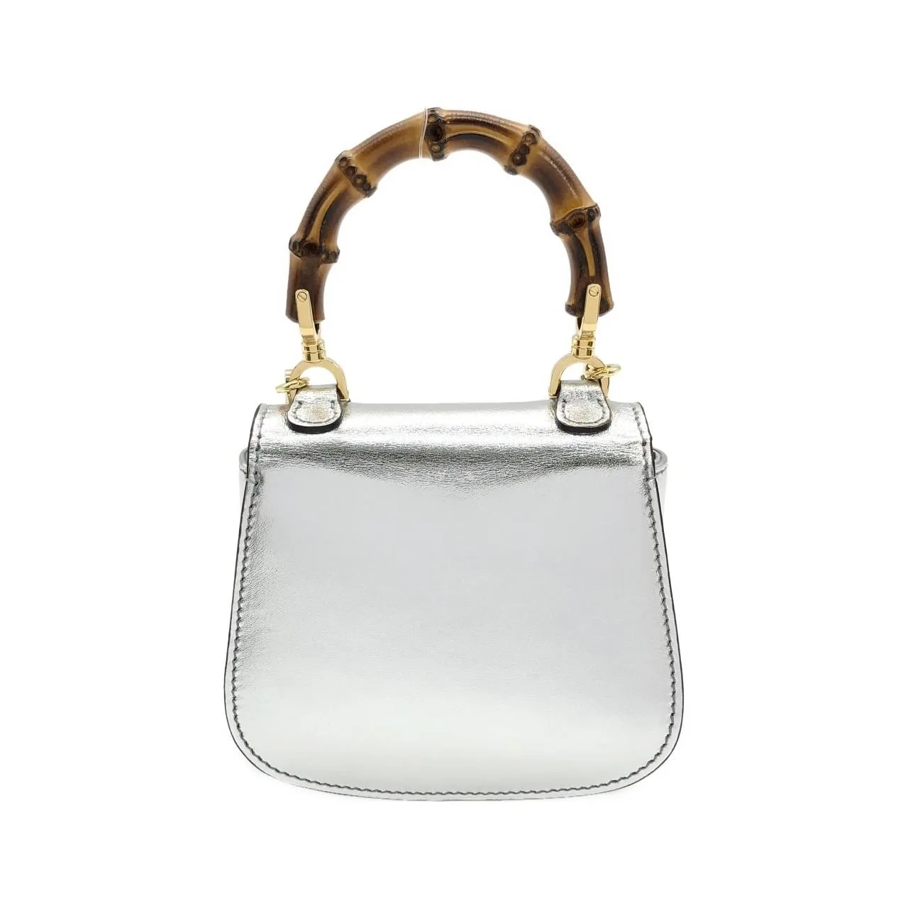 GUCCI 760246 1LD0G Handbag Leather Black Leather Rank A - Thumbnail 2