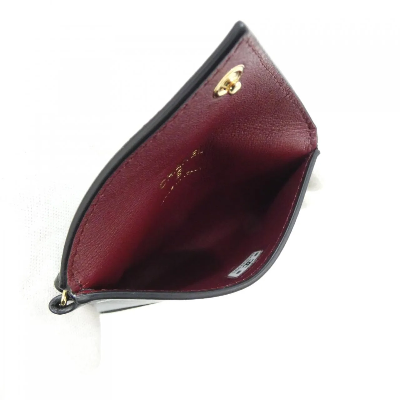 CHANEL AP5041 Card Case Lambskin 黑色 羊皮 中古品A - 縮圖 5