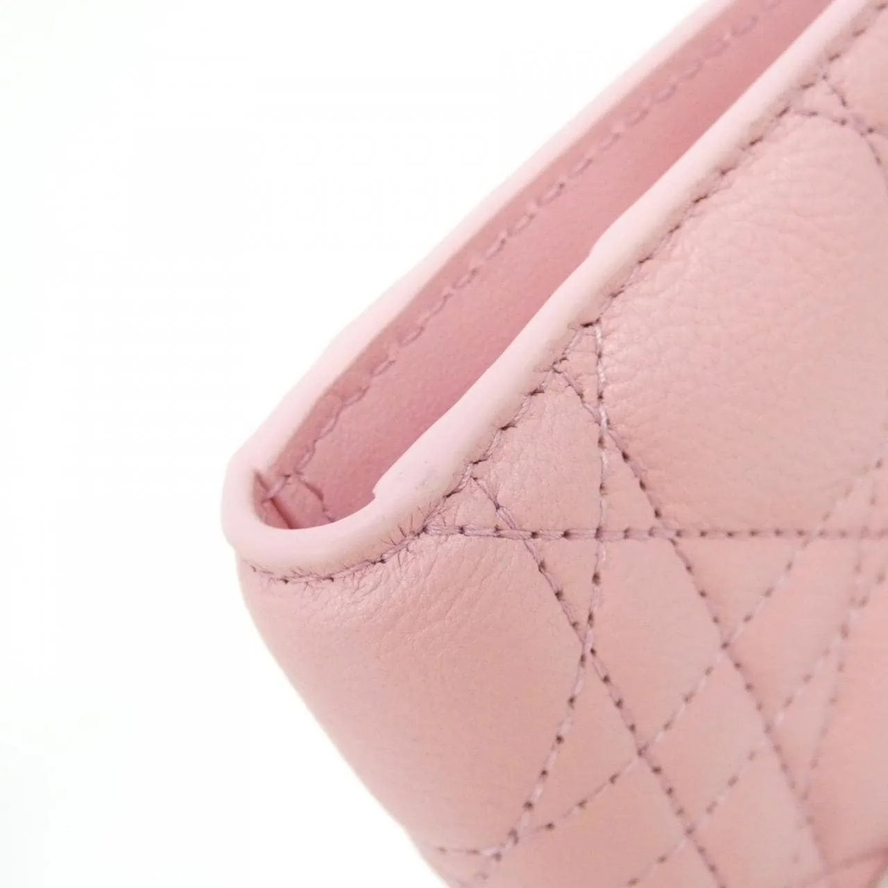 DIOR Caro S5157UWHC Card Case Black Rank A - Thumbnail 3