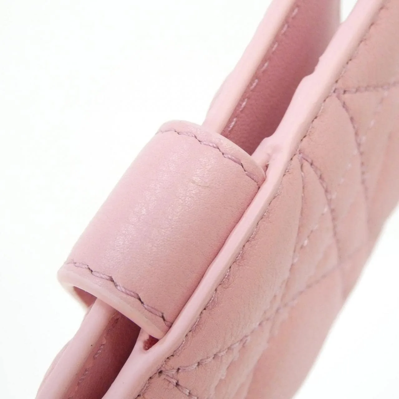 DIOR Caro S5157UWHC Card Case Black Rank A - Thumbnail 5