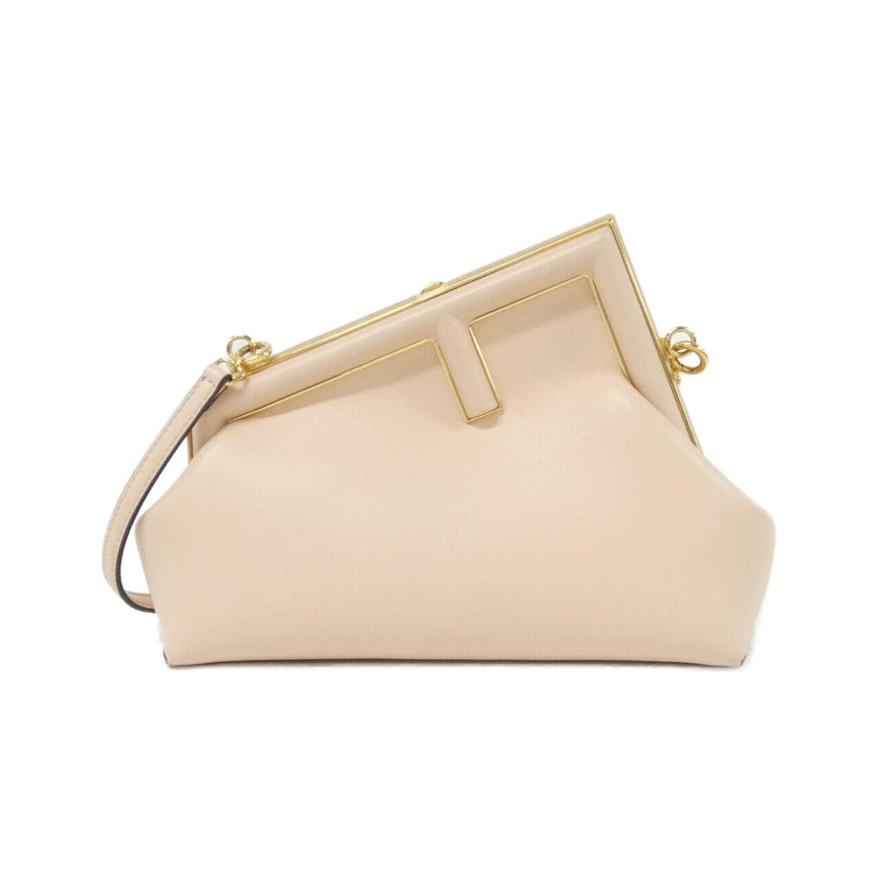 FENDI Fendi First 8BP129 ABVE Bag Lambskin Black