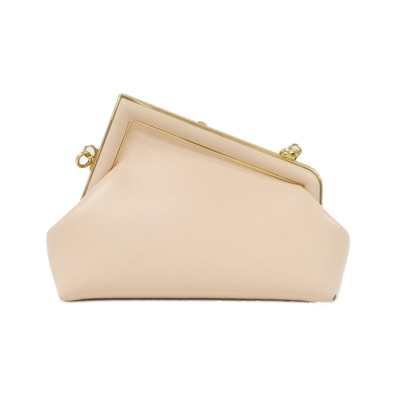 FENDI Fendi First 8BP129 ABVE Bag Lambskin 黑色 羊皮 中古品A - 縮圖 2