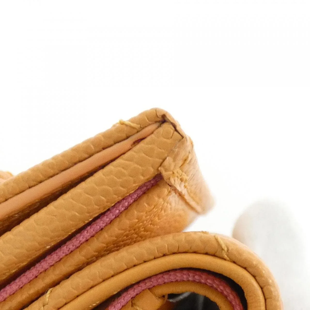 CHANEL Chanel 19 AP3711 Wallet Grained Calfskin 橙色 荔枝紋牛皮 中古品A - 縮圖 4