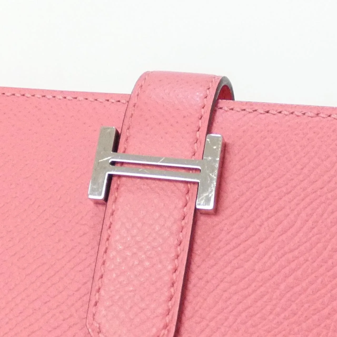 HERMES 039785CK Wallet Epsom 黑色 Epsom 皮 中古品A - 縮圖 4