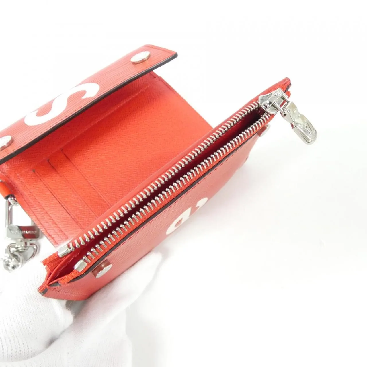 LOUIS VUITTON M67755 Wallet Epi Rouge Epi Rank A - Thumbnail 7