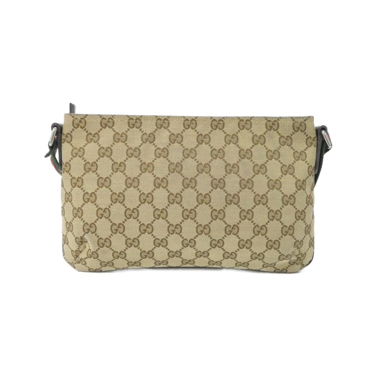 GUCCI 189749 KQWGR Shoulder Canvas Black Canvas - Thumbnail 2